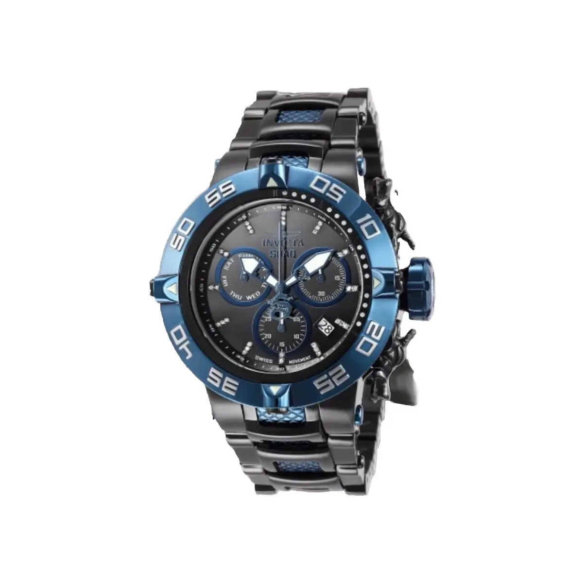 Invicta Lmtd Shaq Subaqua Noma Fusion 50 Mm Swiss Quartz Diamond Watch 37263