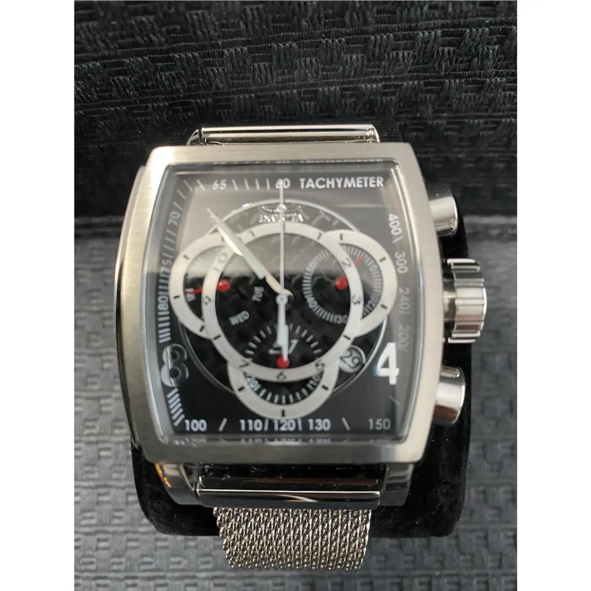 Invicta 48mm S1 Rally Swiss Quartz Chronograph Glass Fiber Watch Model 46007
