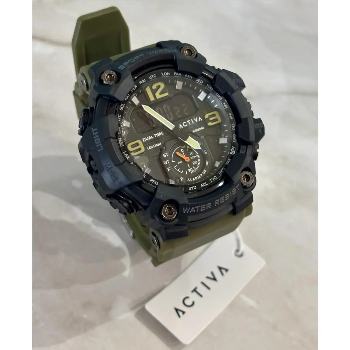Black Ops Activa X Invicta Digital Men`s 56mm Wristwatch