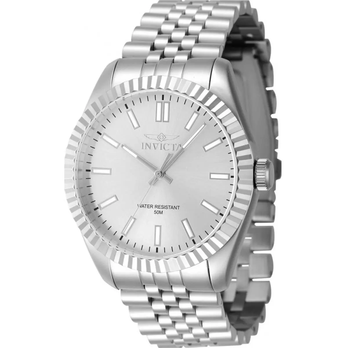 Invicta Men`s 47479 Specialty Quartz 3 Hand Silver Dial Watch