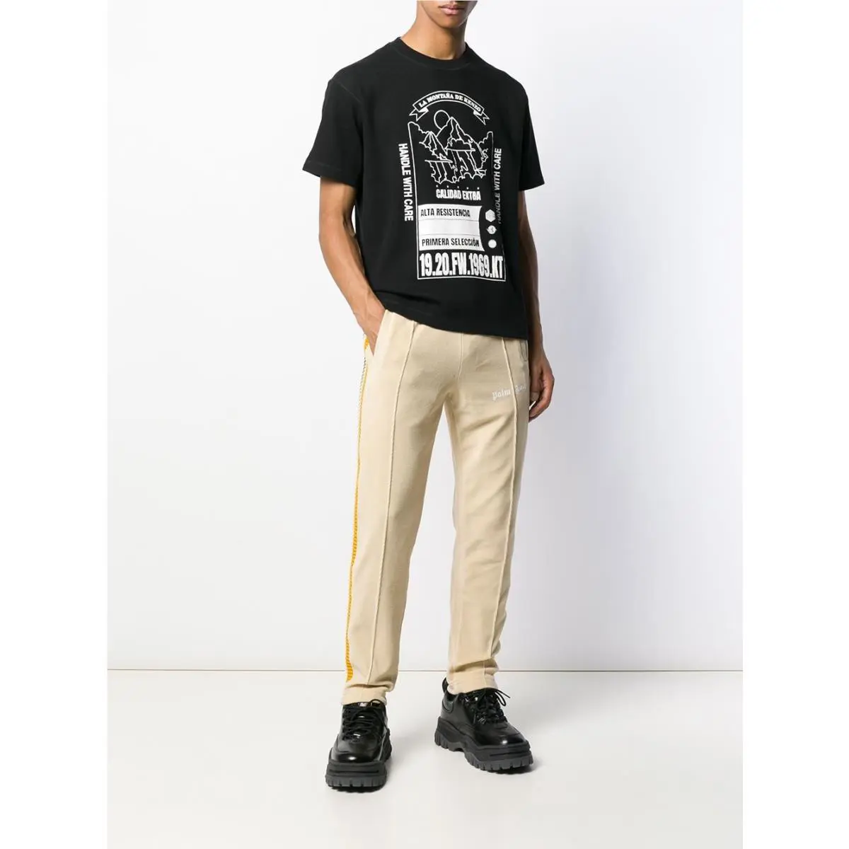 Kenzo Graphic Rice Bag Tshirt Black Size XL