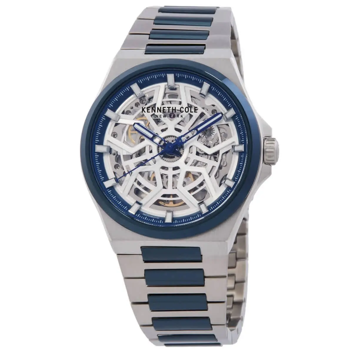 Kenneth Cole New York Skeleton Automatic Men`s Watch KCWGY0065304