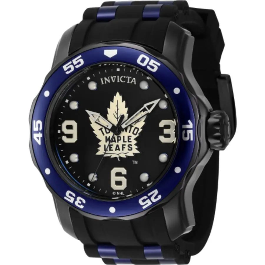 Invicta 42648 Nhl Black Dial 48 mm Men`s Watch