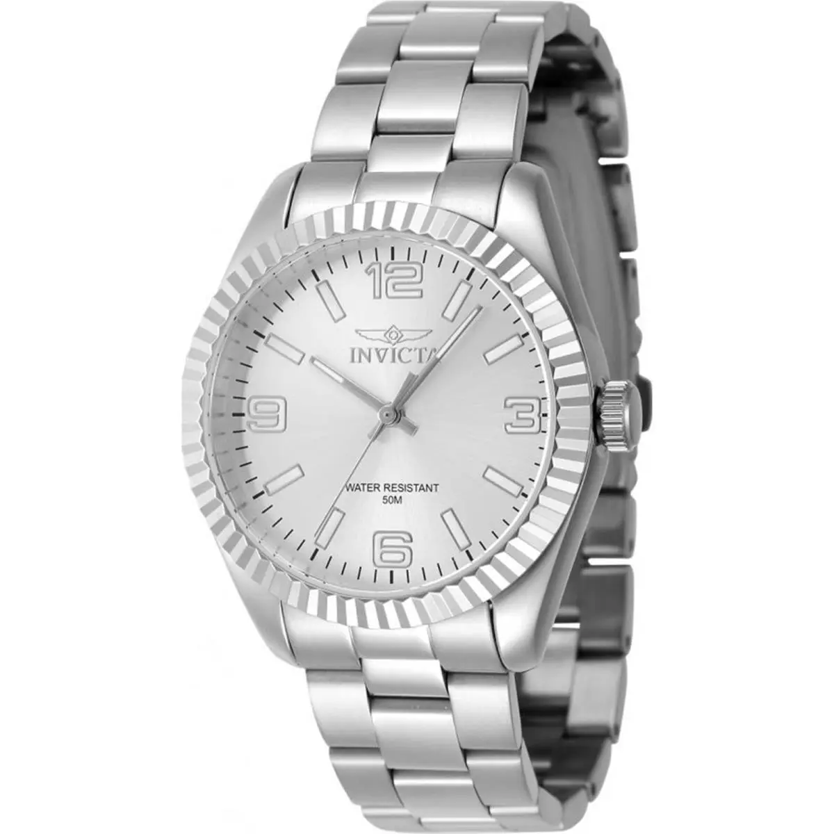 Invicta Women`s 47464 Specialty Quartz 3 Hand Silver Dial Watch