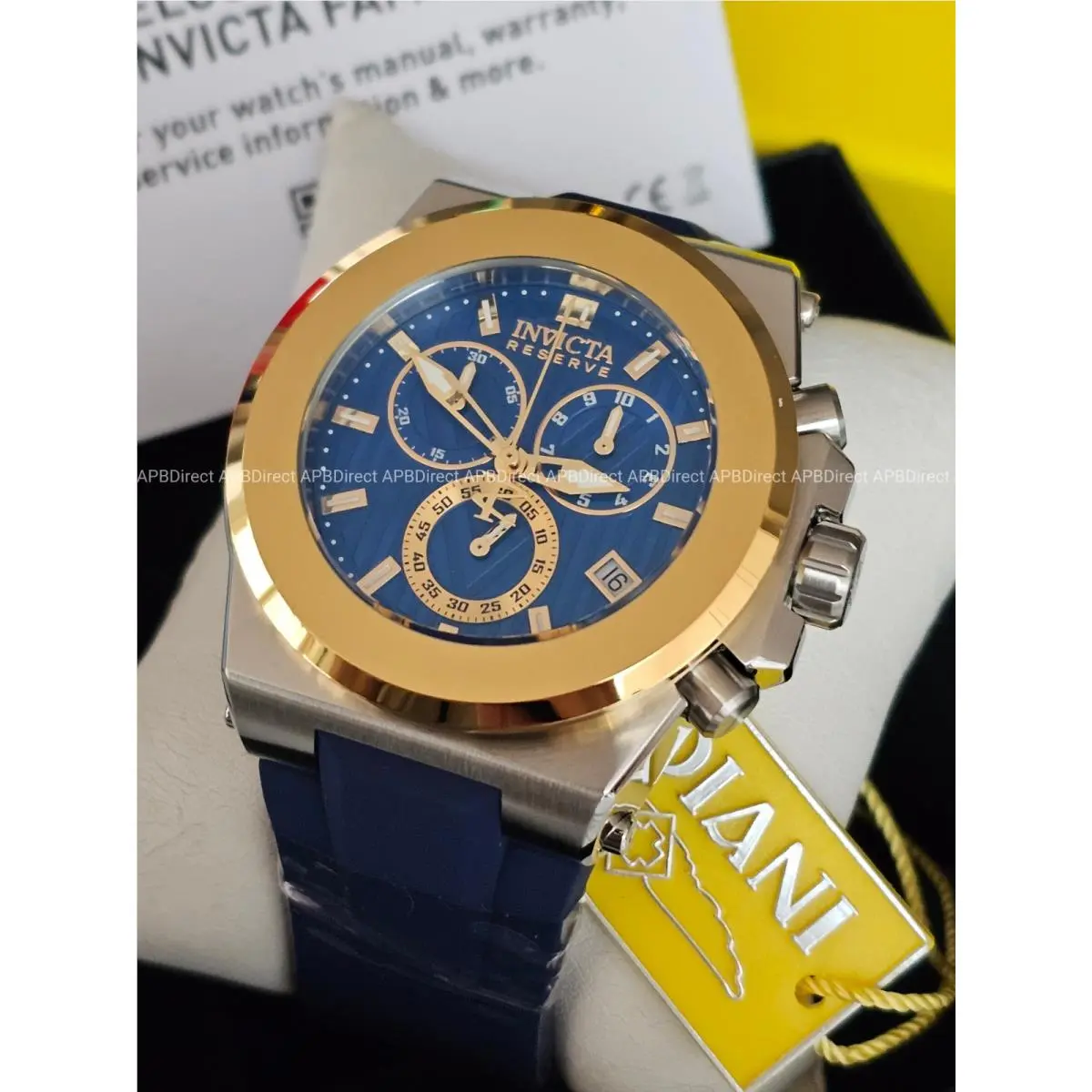 Invicta - Akula Reserve Tux Dial - Swiss Eta G10.212 Chronograph - Mens Watch