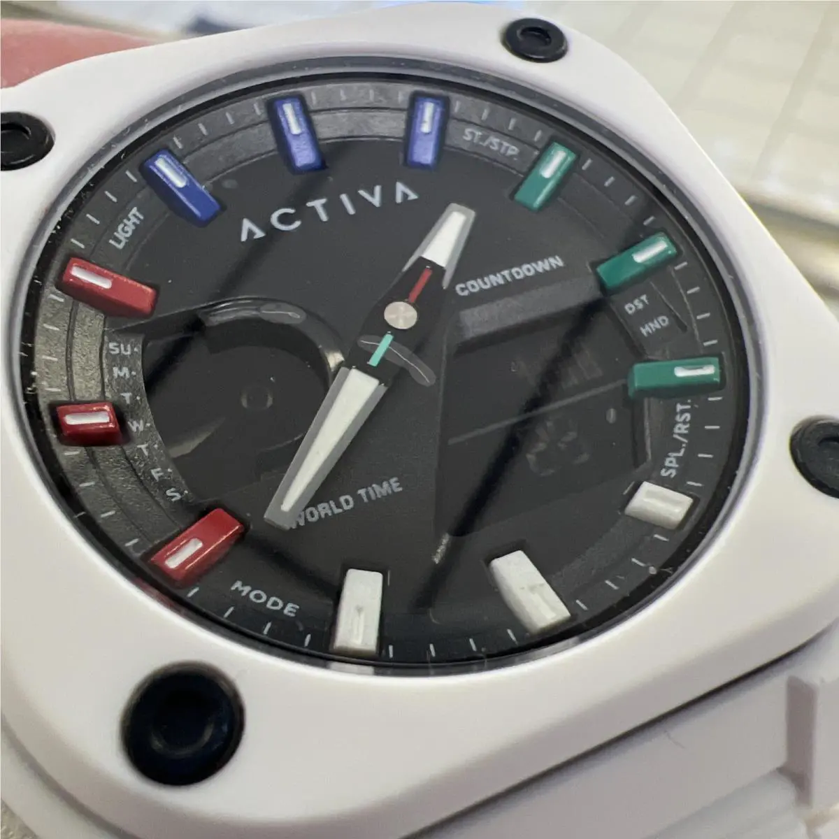 Activa X Invicta Men`s Digital Watch - 44.8mm White ACW2328-002 Bns