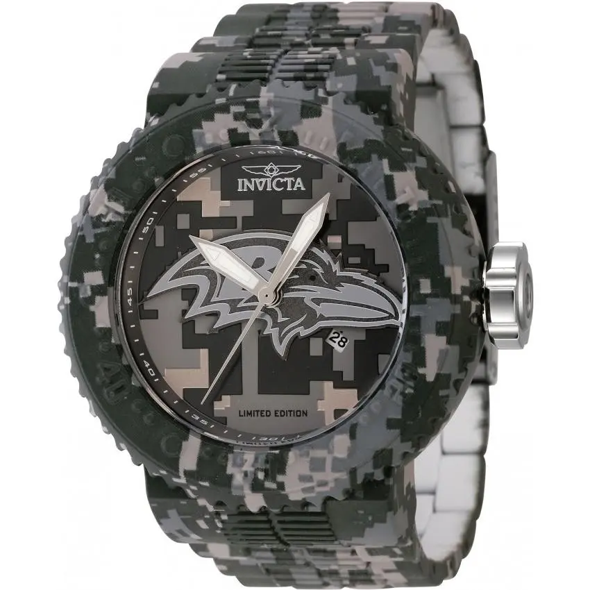 Invicta 45108 Nfl Camouflage Dial 52 mm Men`s Watch