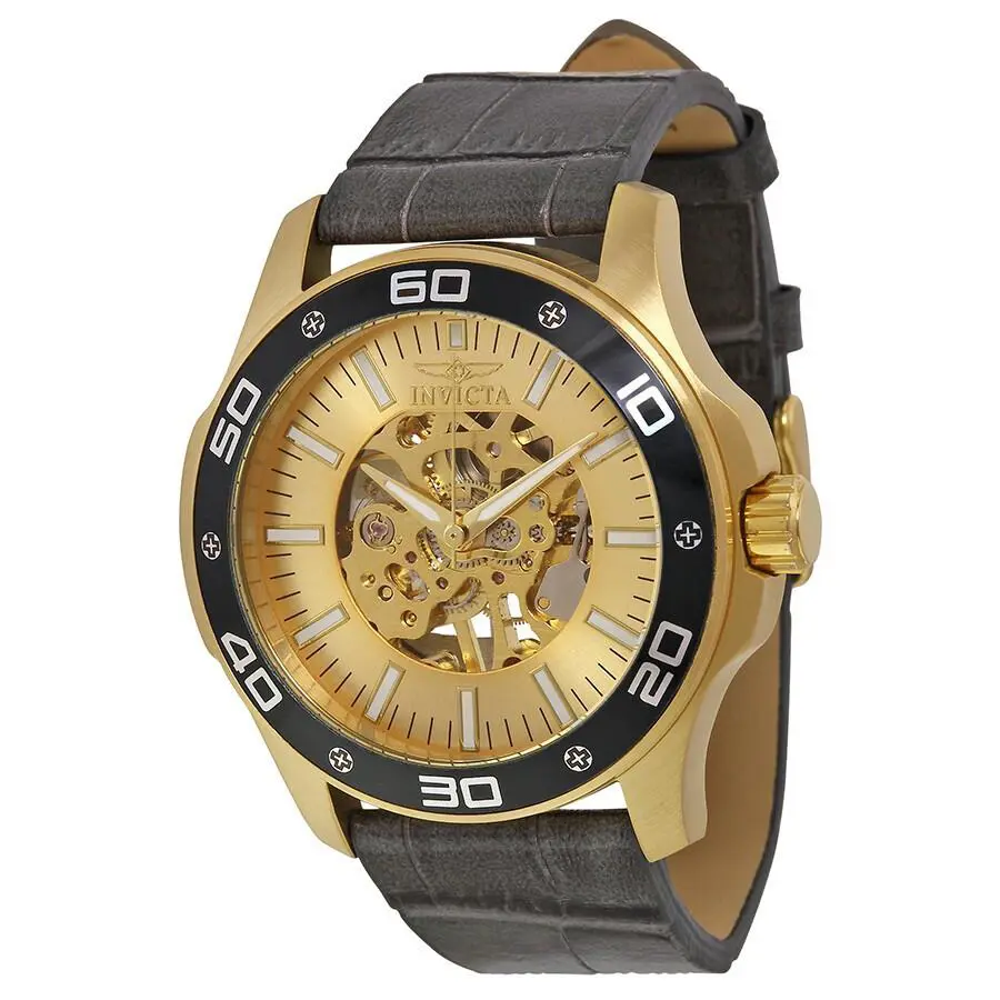 Invicta Specialty Mechanical Automatic Gold Tone Men`s Watch 17262