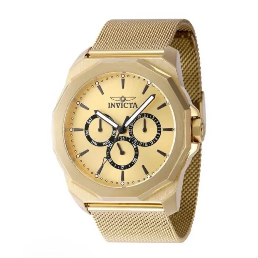 Invicta Specialty Mxii Unisex Watch - 44mm Gold Tonel Model 47638