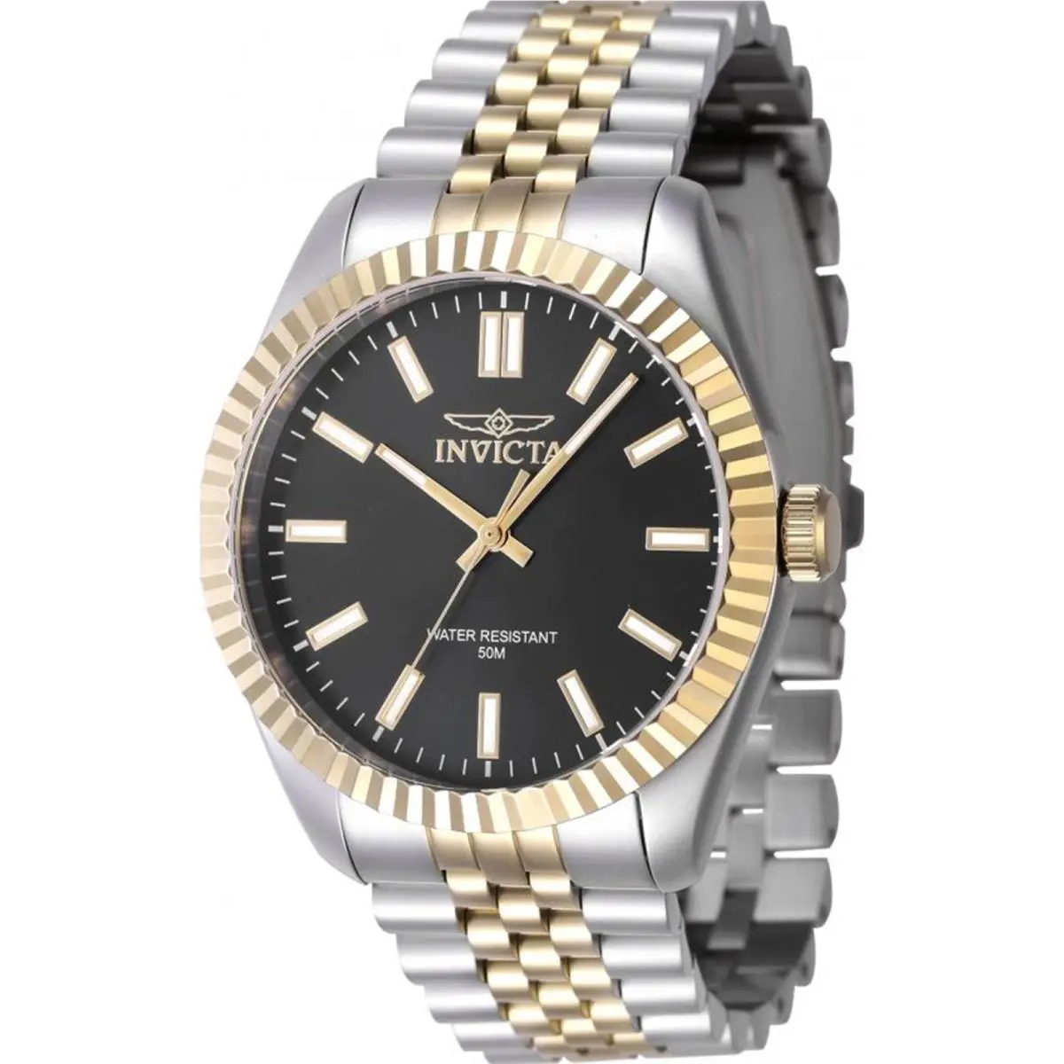 Invicta Men`s 47483 Specialty Quartz 3 Hand Black Dial Watch