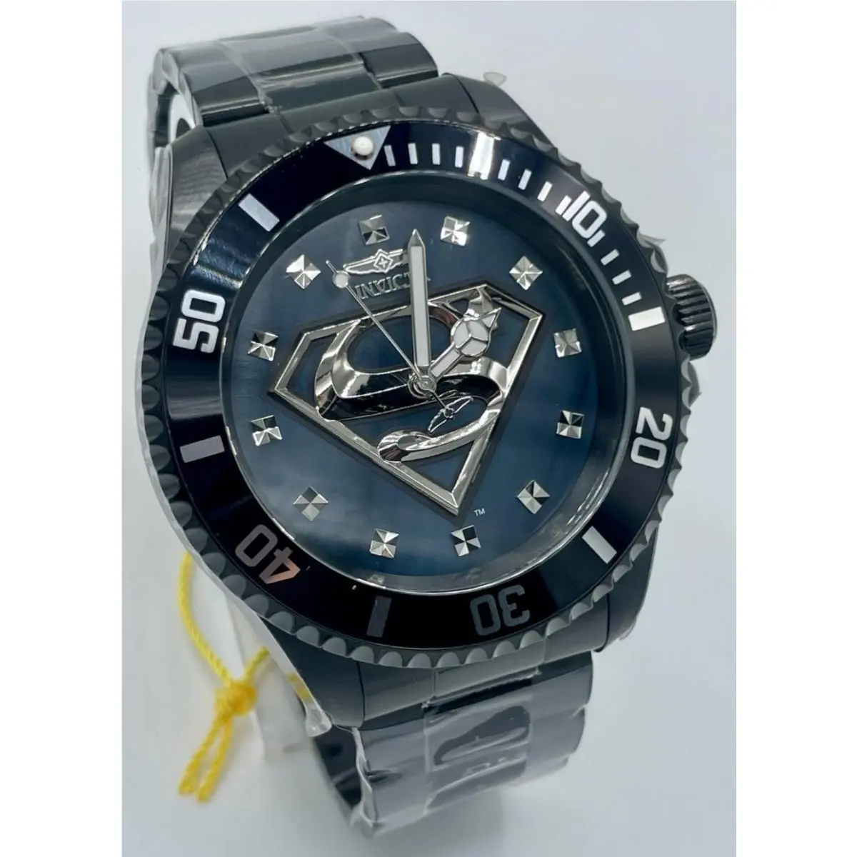 Invicta DC Comics Superman Limited Men`s Watch w/ Mop Dial - 54mm Black 36357