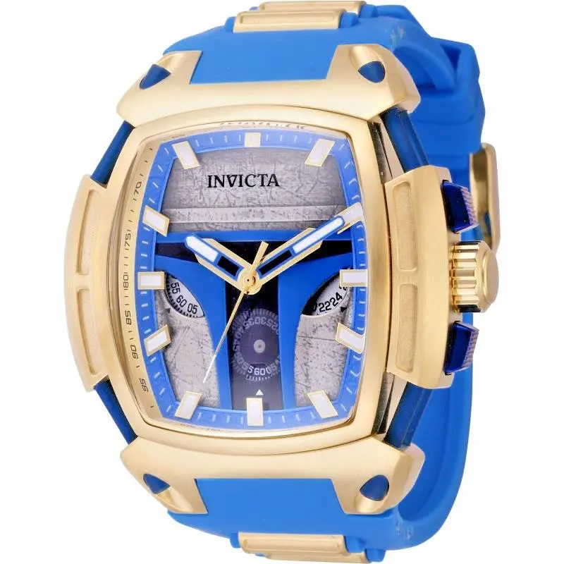 1 Limited Edition - Invicta Star Wars Jango Fett Men`s Watch - 53mm Blue 43665