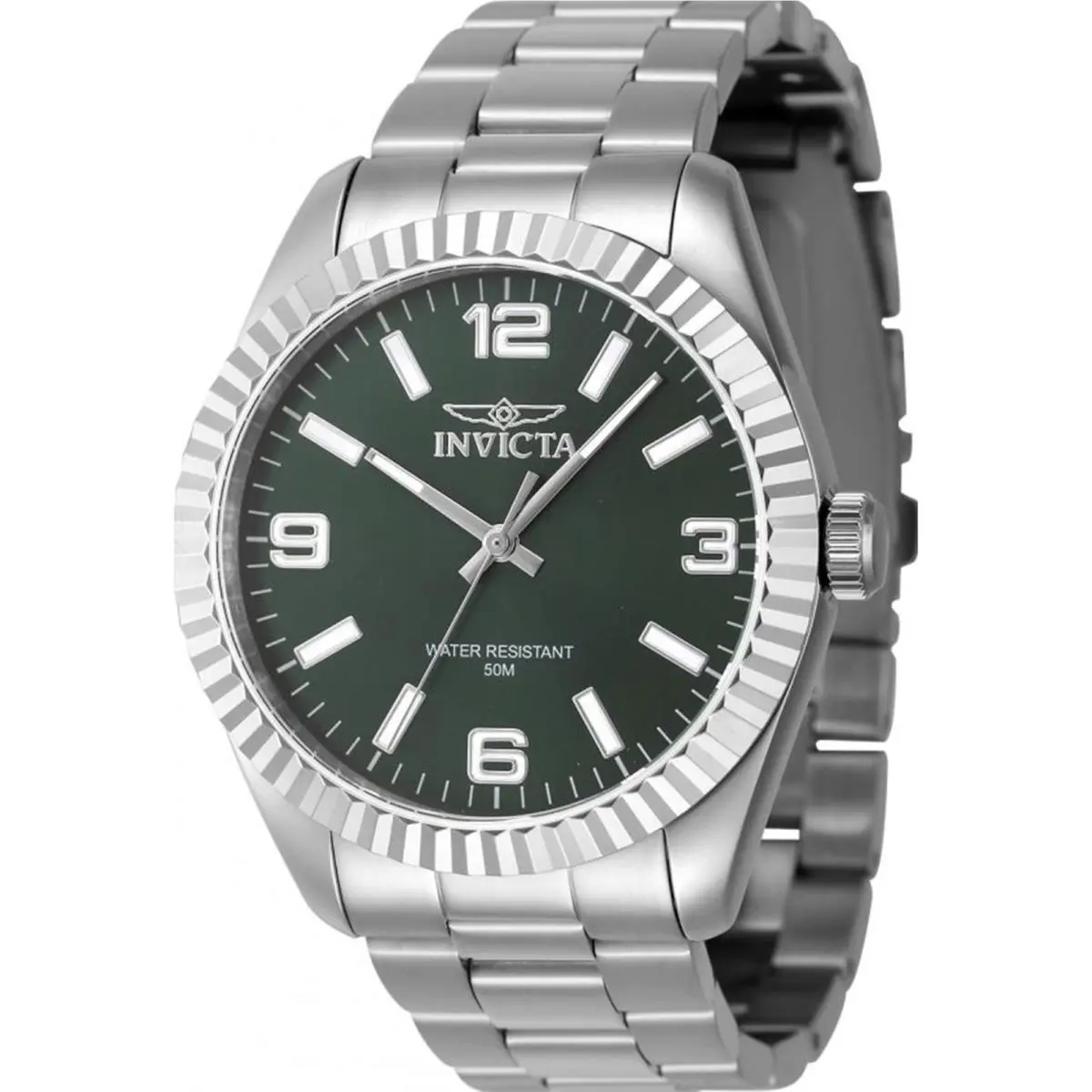 Invicta Men`s 47450 Specialty San Francisco 49ers Quartz 3 Hand Green Dial Watch
