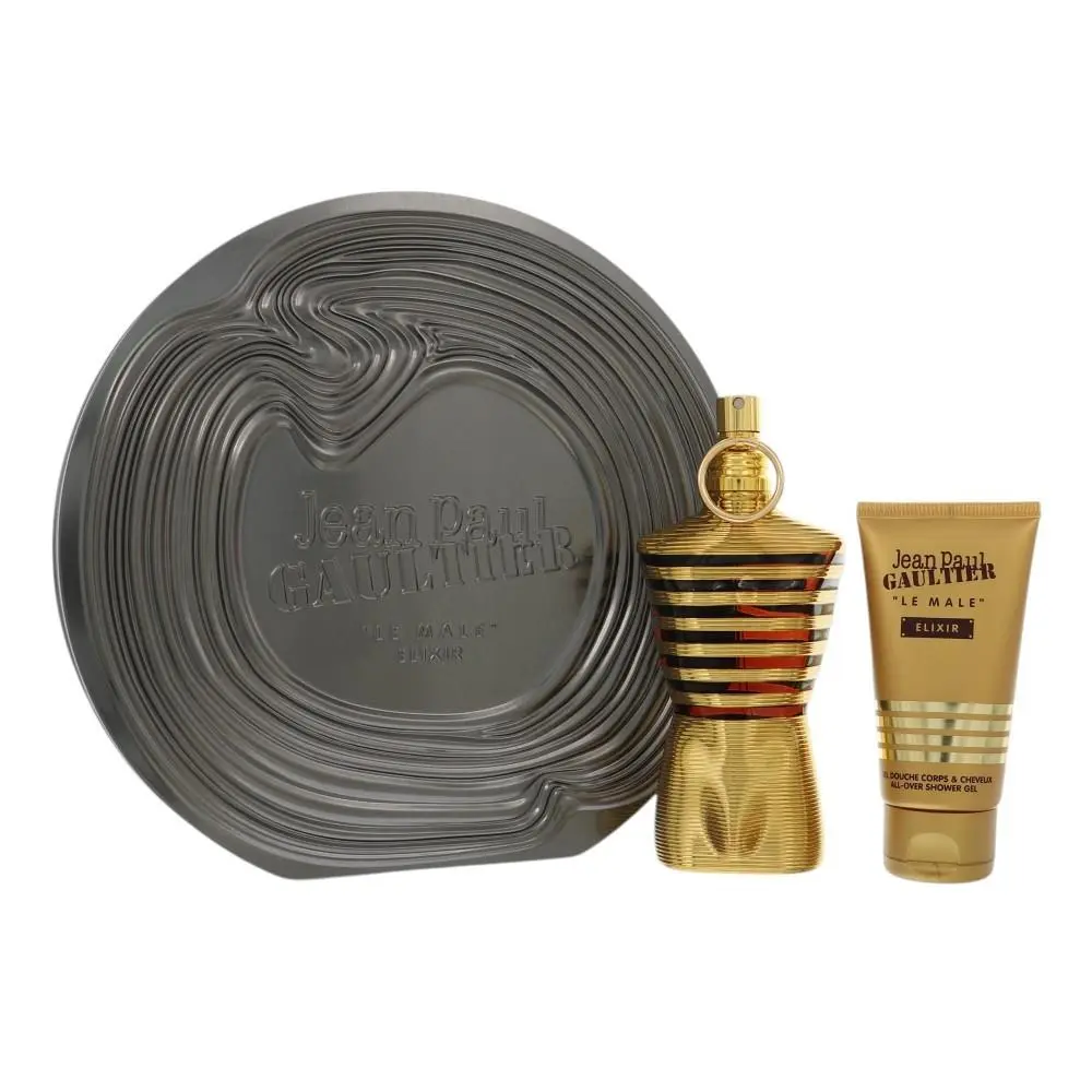 Le Male Elixir by Jean Paul Gaultier Gift Set For Men 2 Piece Set For Men: 4.2