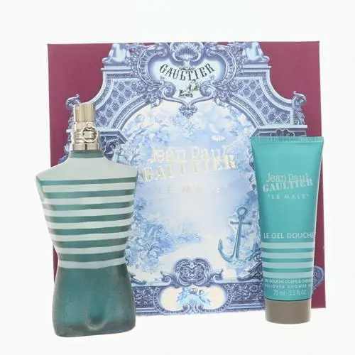 Le Male by Jean Paul Gaultier Gift Set For Men 2 Piece Set For Men: 4.2 Oz Eau