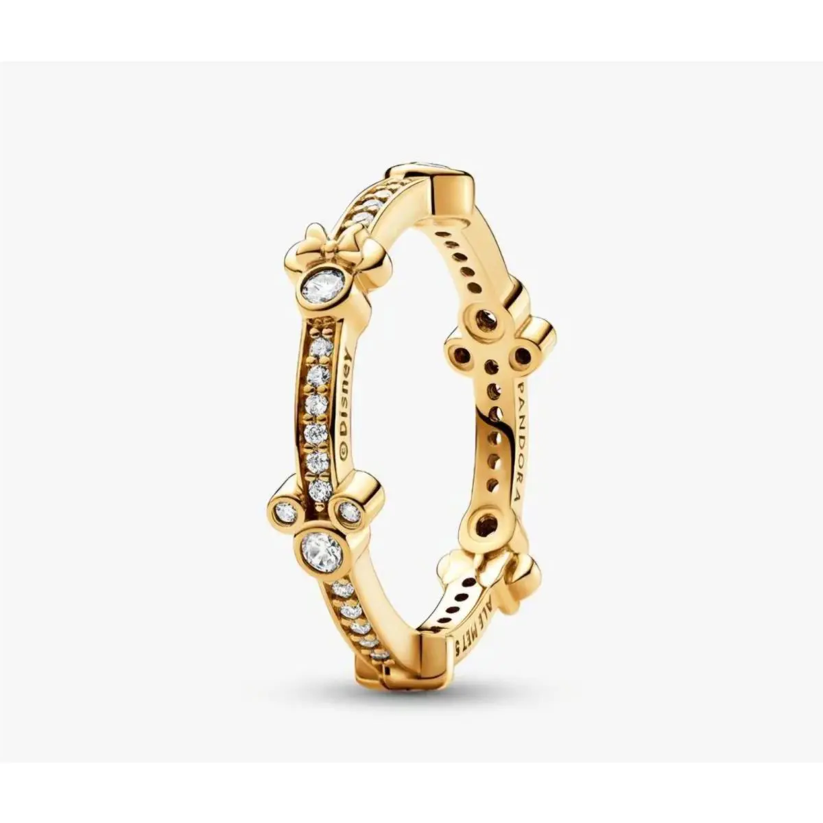 Pandora Mickey and Minnie Eternity Ring Size 50 5