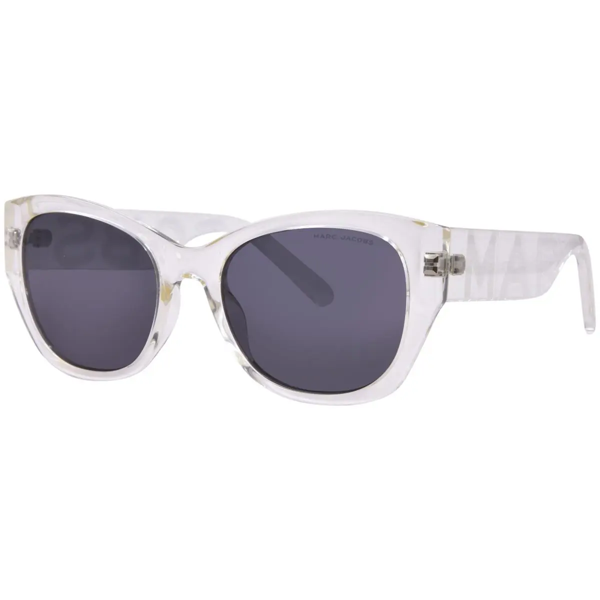 Marc Jacobs 807/S 900/IR Sunglasses Women`s Crystal/grey Rectangle Shape 54mm