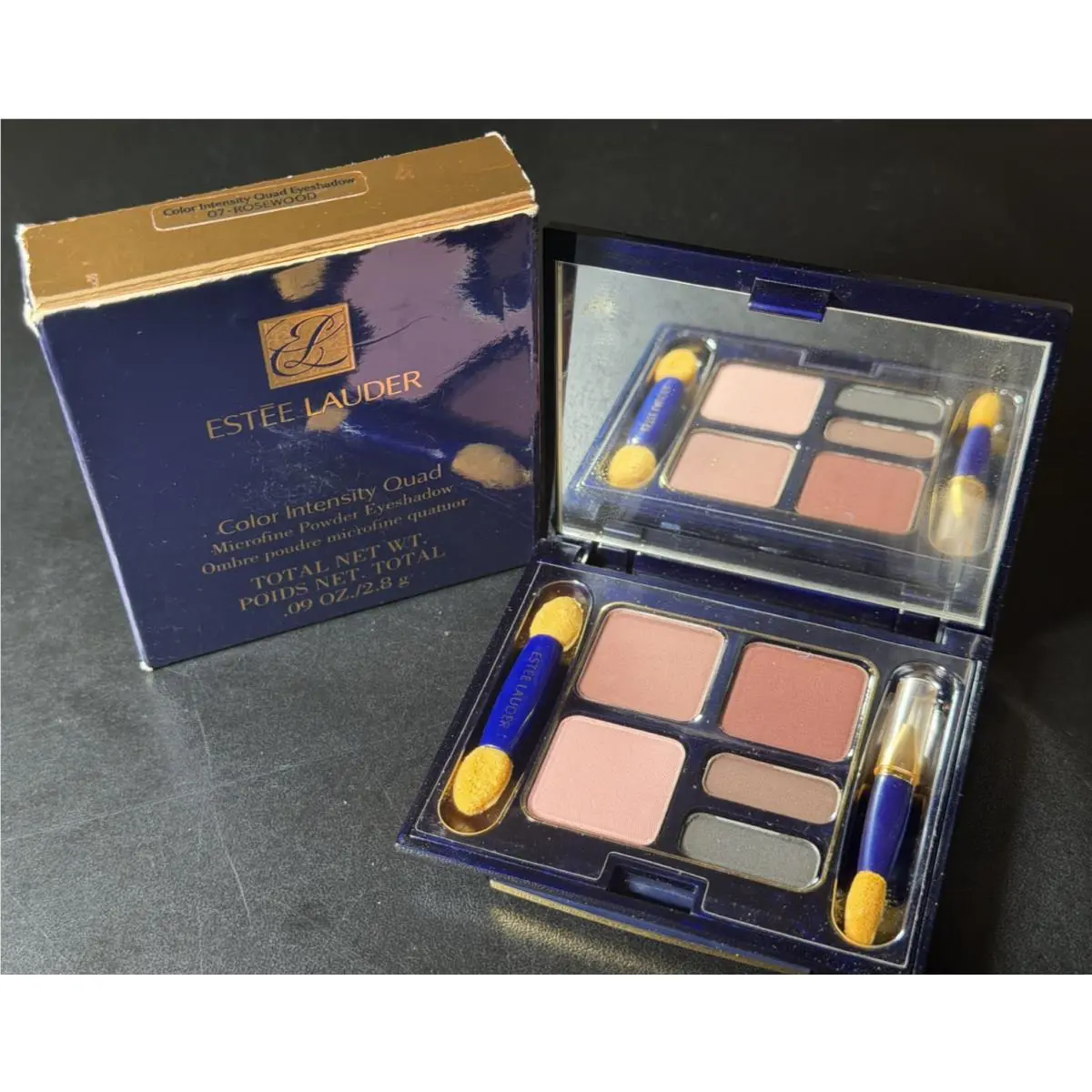 Estee Lauder Color Intensity Quad Microfine Powder Eyeshadow 07 Rosewood 0.09 oz