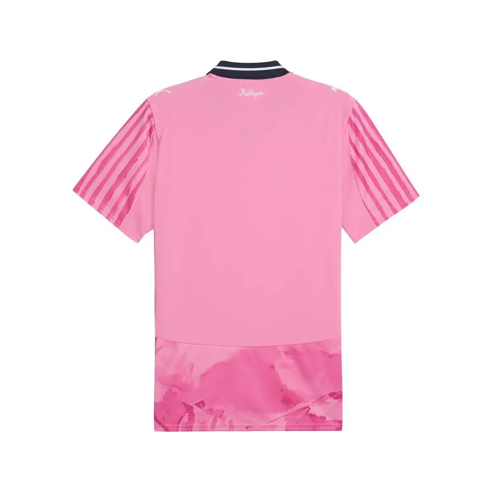 Puma clothing - PUMA Kidsuper X Mty Collared Short Sleeve Soccer Jersey - 78107213 - Pink 0