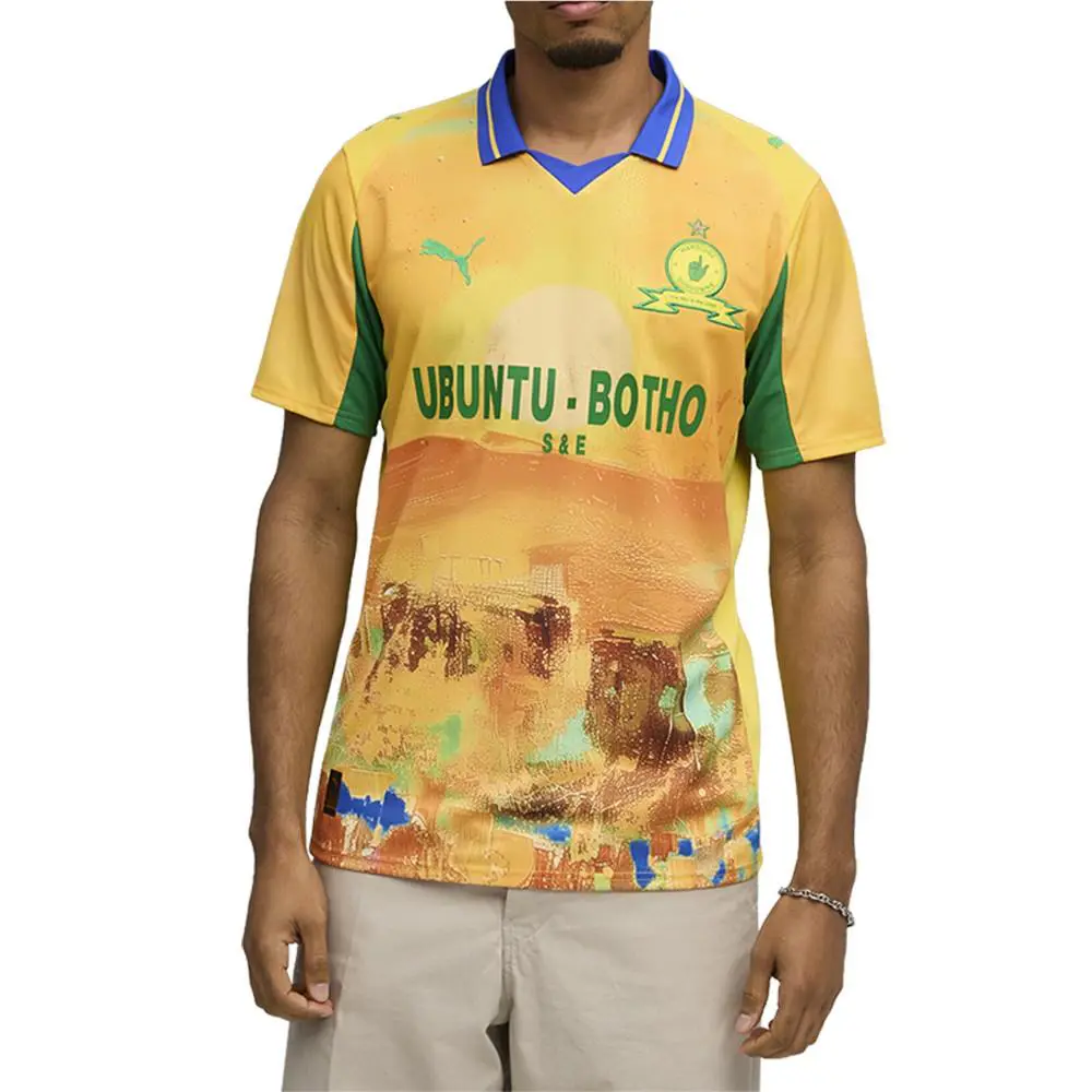 Puma clothing - PUMA Kidsuper X Mamelodi Sundowns Crew Neck Jersey Replica - 78273822 - Yellow 1