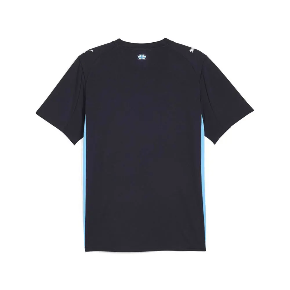 Puma clothing - PUMA Olympique De Marseille Collared Short Sleeve Soccer Jersey 2 - 77984402 - Blue 0