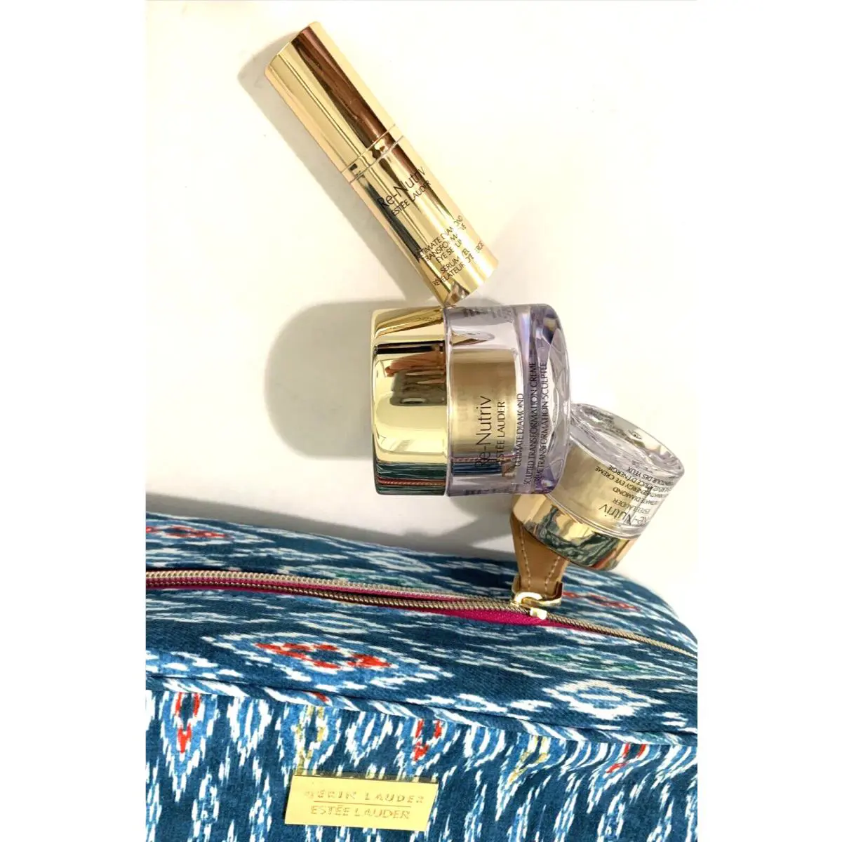 Estée Lauder Re-nutriv:diamond Sculpted Transformation Cream+ Eye+serum+case