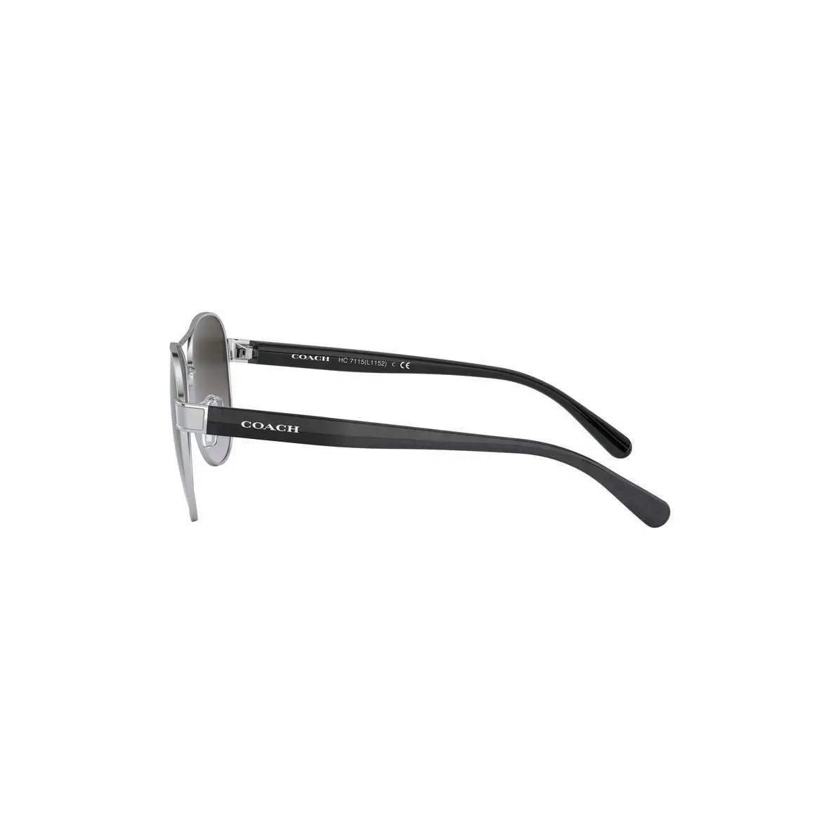 Coach Women 59mm Square Sunglasses Silver