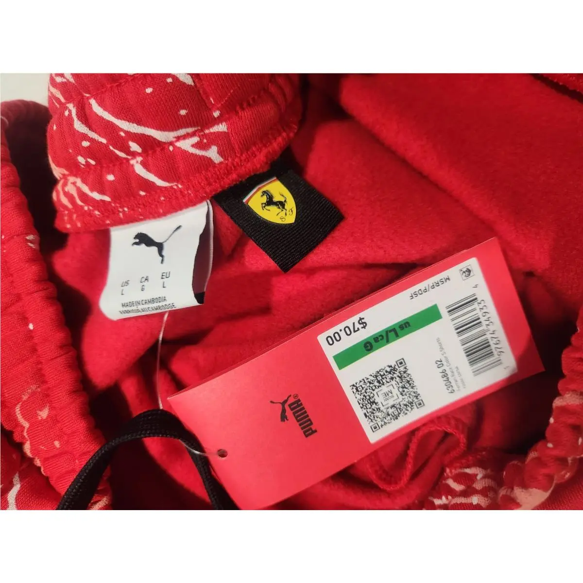 Puma clothing - Puma x Ferrari - Ferrari - 630487-02 - Red 20