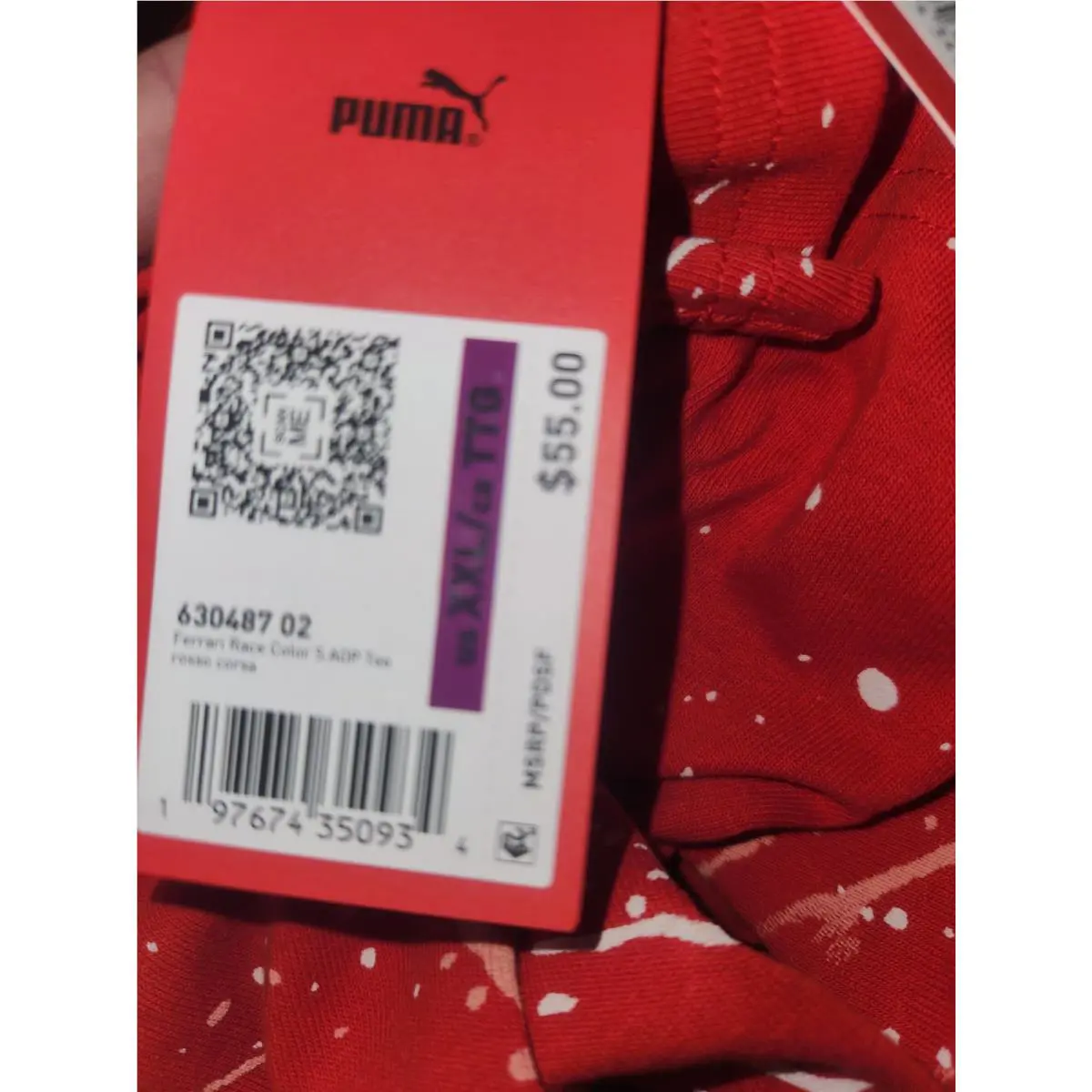 Puma clothing - Puma x Ferrari - Ferrari - 630487-02 - Red 20