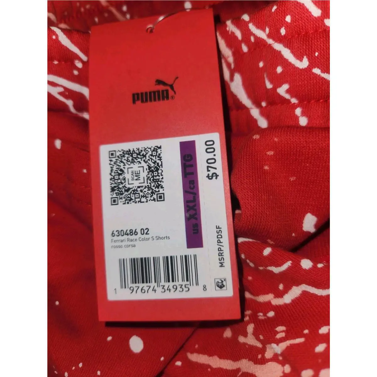 Puma clothing - Puma x Ferrari - Ferrari - 630487-02 - Red 21