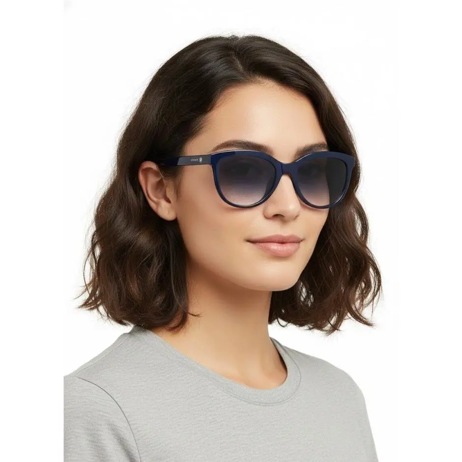 Coach Women 56mm Cat Eye Sunglasses Dark Blue
