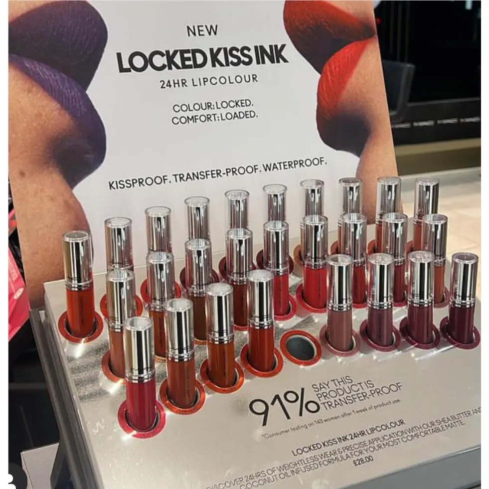 Mac Locked Kiss Ink Lipstick Waterproof Pick 1 Shade by MAC Cosmetics
