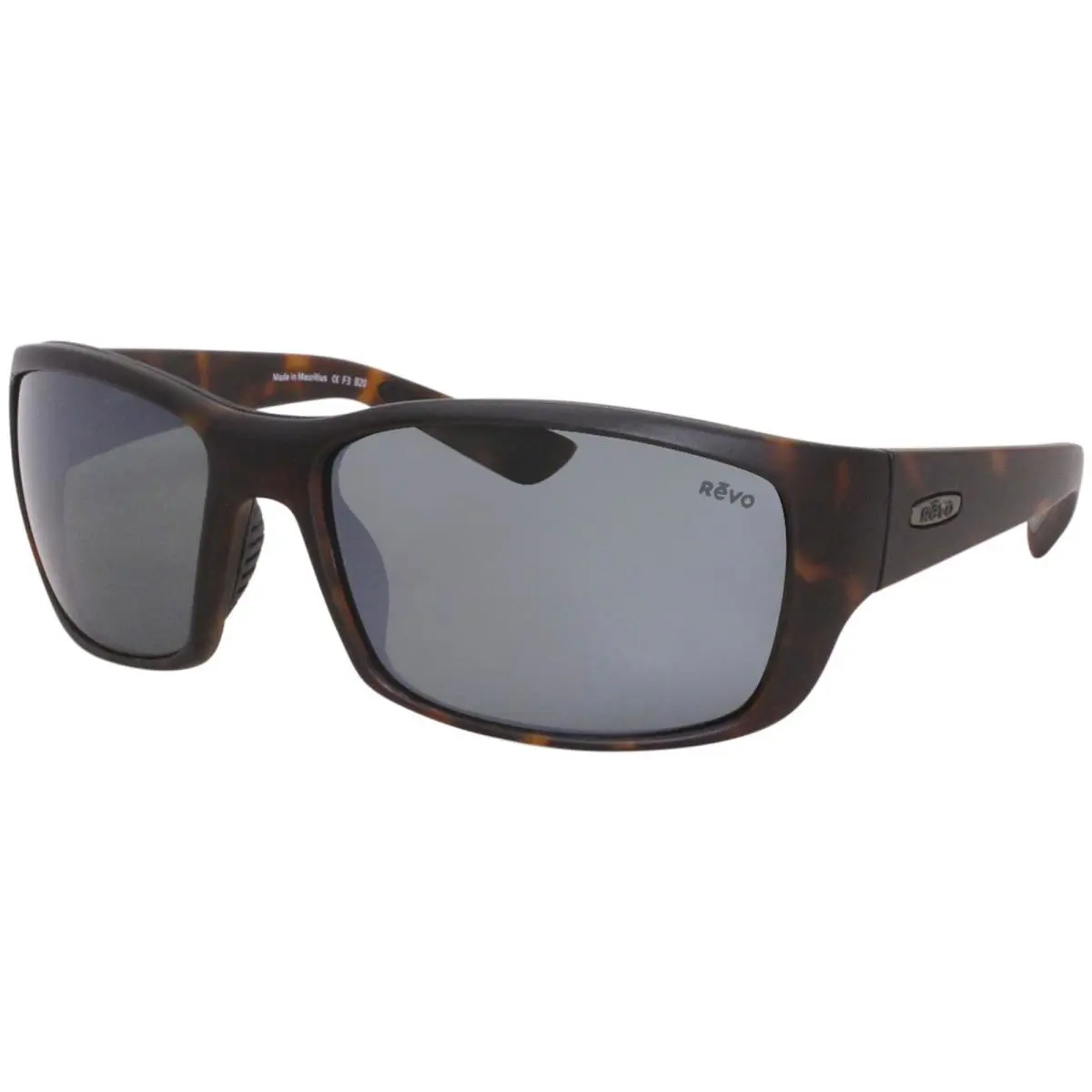 Revo Dexter RE1127-02 Sunglasses Men`s Matte Tortoise/green Polarized Lens 64mm - Frame: Tortoise, Lens: Green