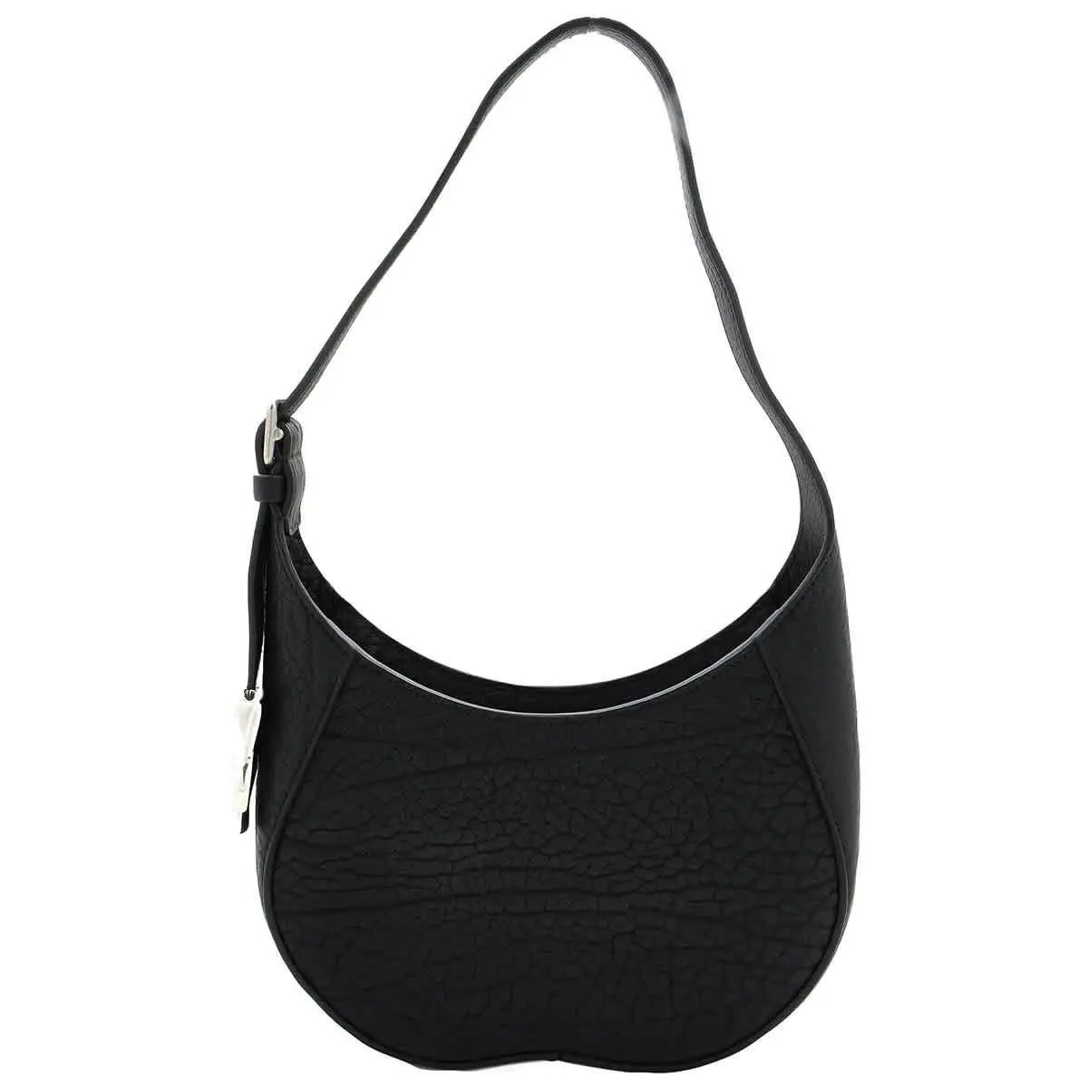 Burberry Small Chess Leather Shoulder Bag 8080955 - Black, Exterior: Black