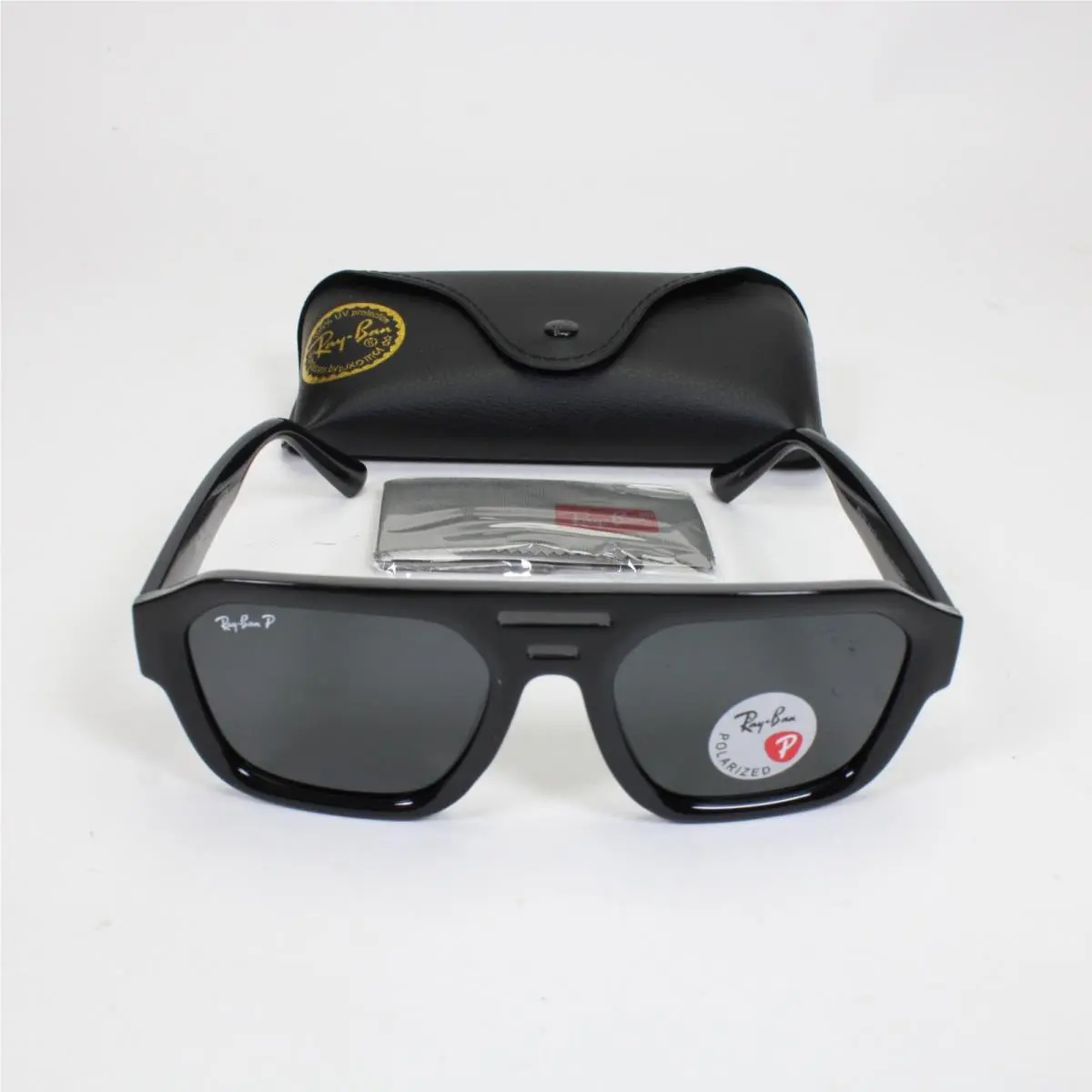 Ray-ban Corrigan Black/black 54mm Sunglasses RB4397 20-145 by Ray-Ban