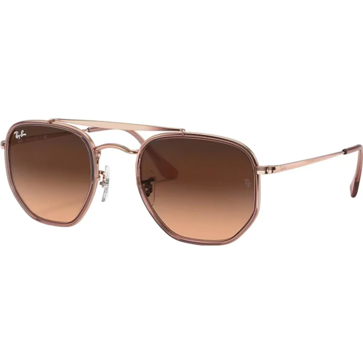 Ray-ban Adult Marshal II Polished Copper/pink/brown Gradient 52mm Sunglasses