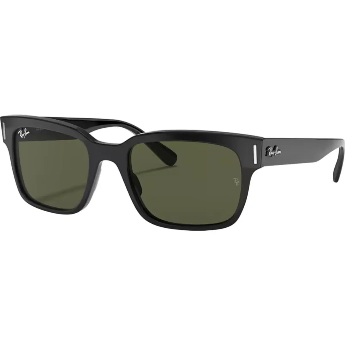 Ray-ban Adult Jeffrey Polished Black/G-15 Green 55mm Sunglasses - Frame: Polished Black, Lens: G-15 Green