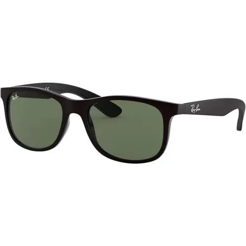 Ray-ban Unisex-child Rj9062s Rectangular Sunglasses Kids Matte Black - Frame: Black, Lens: Black