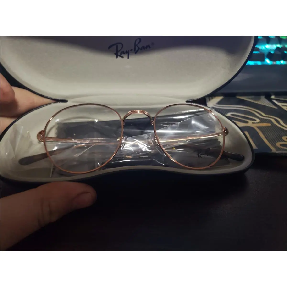 Ray Ban RB 3582V David 2943 49-20-140 Gold/tortoise