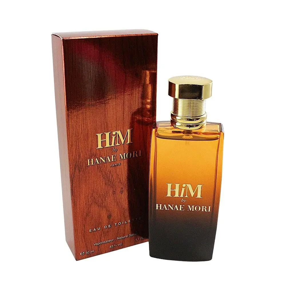 Hanae Mori Him Eau de Toilette Spray For Men 1.7 Fluid Ounce