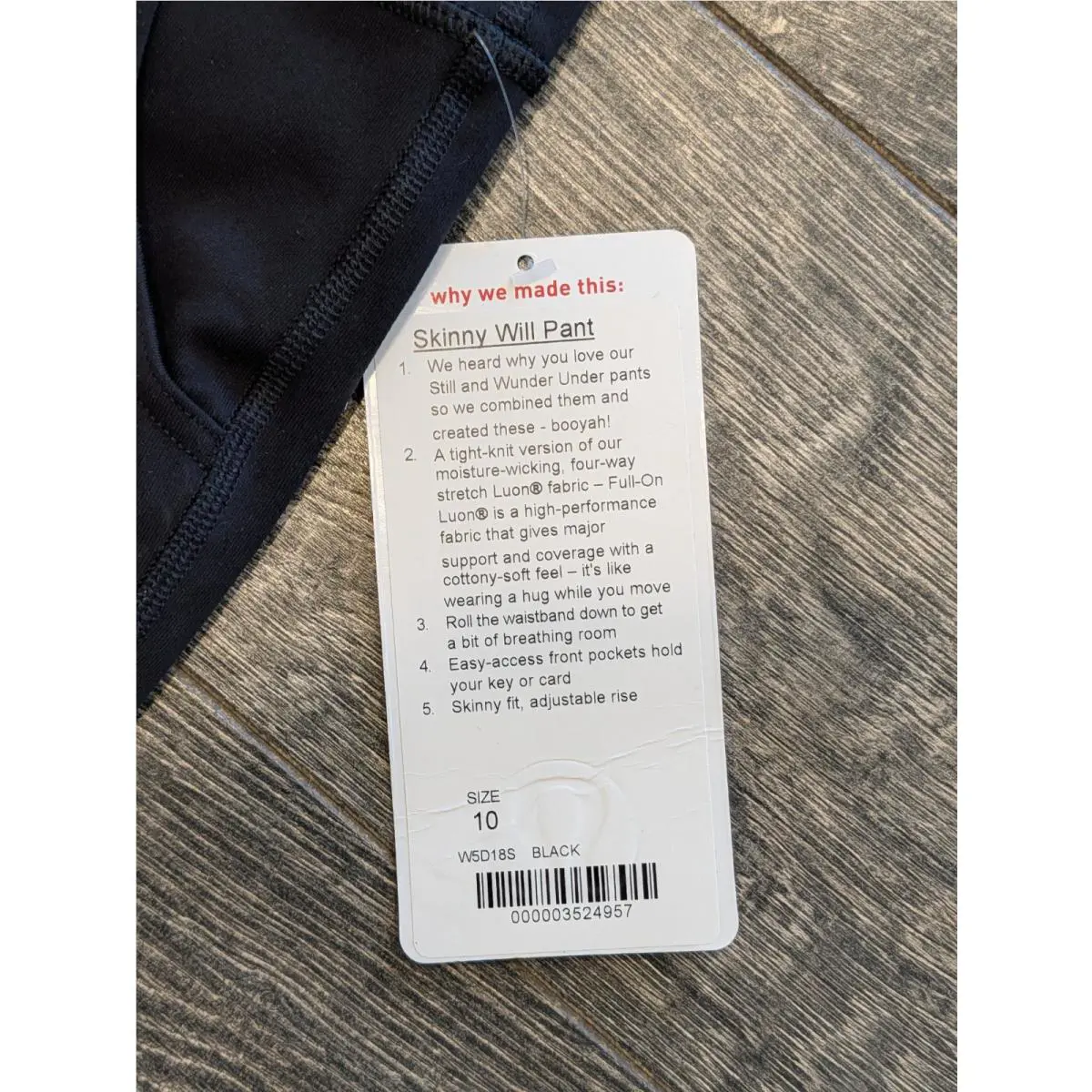 Lululemon clothing - Black 2
