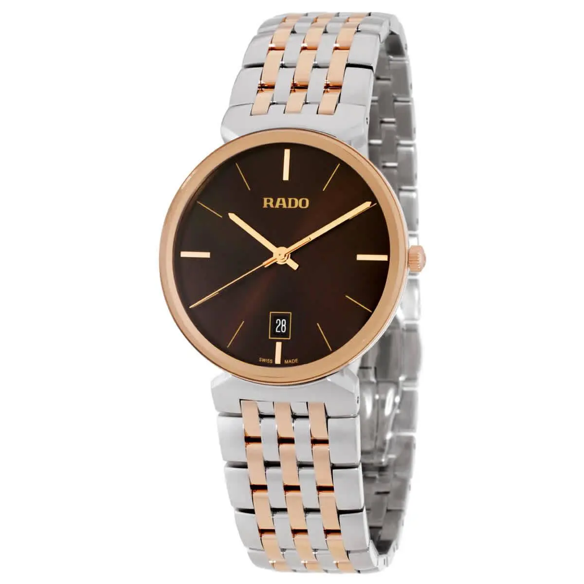 Florence Quartz Brown Dial Ladies Watch R48912303 by Rado
