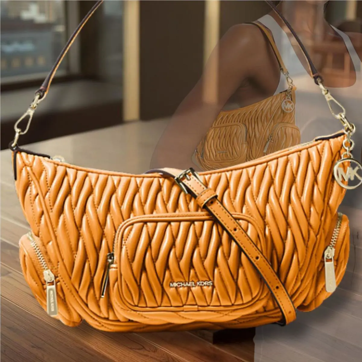 Michael Kors Merritt Small Bag Handbag Convertible Crossbody Bag Purse Shoulder
