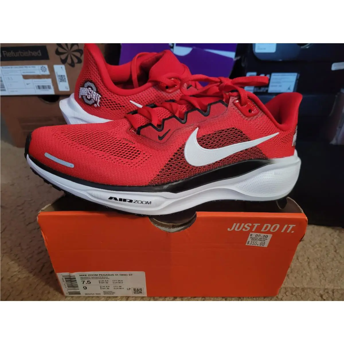 Nike shoes - Nike Air Zoom Pegasus 41 - IB3254 600 - Red 5