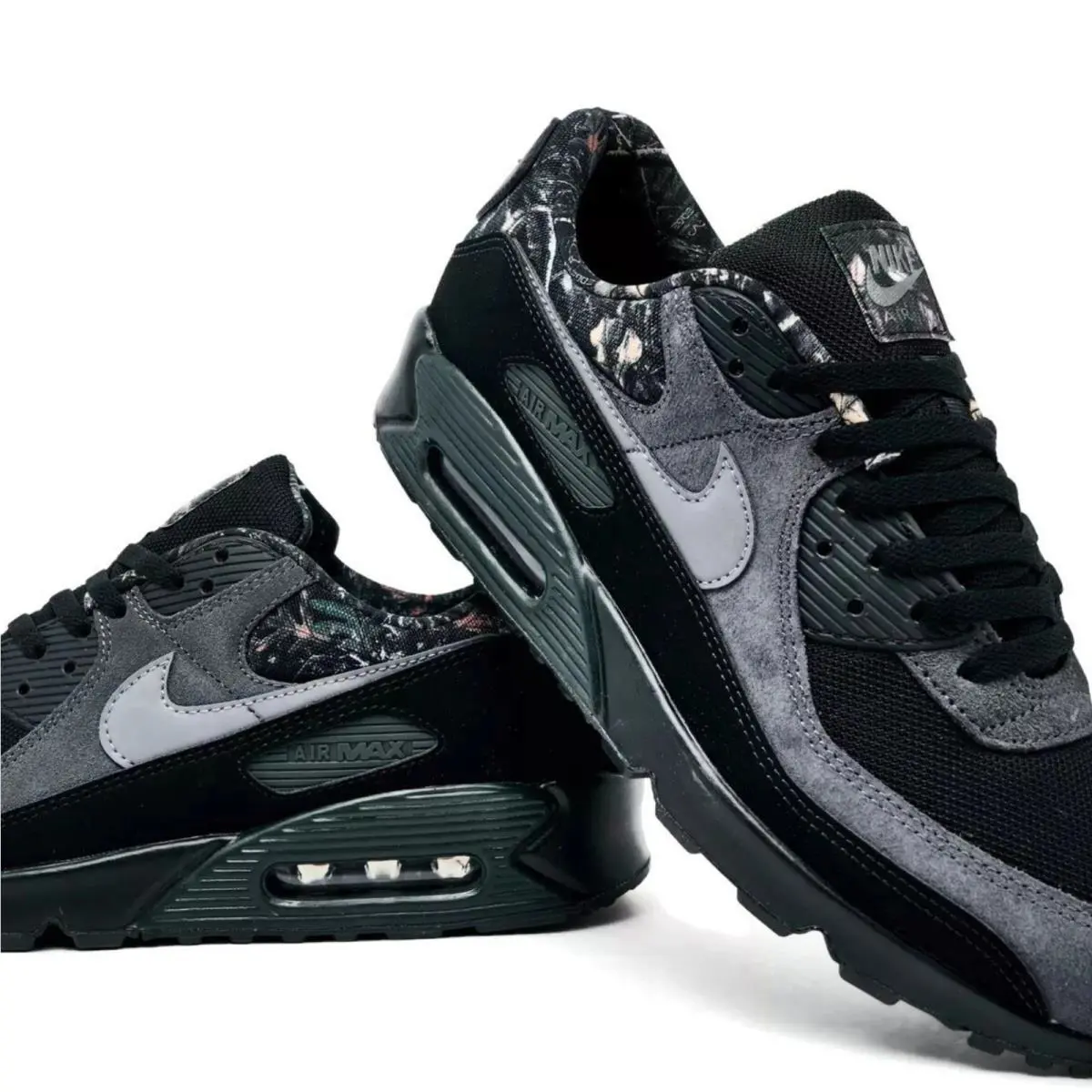 Nike shoes - Nike Air Max 90 - Air Max - Black, Maufacturer: Black/Dark Smoke Grey/Metallic Cool Grey 21