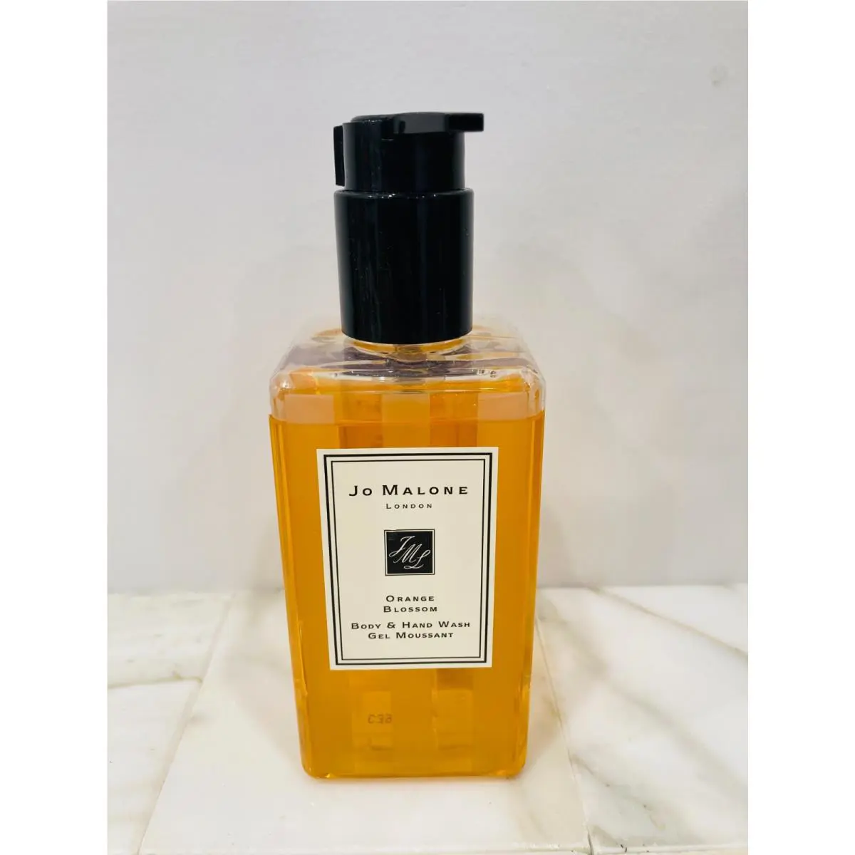 Jo Malone Orange Blossom Body Hand Wash Gel Moussant Full Size 8.5 oz/250ml