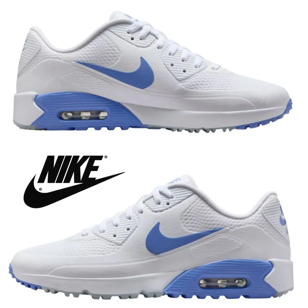 Nike shoes - Nike Air Max 90 - Air Max - White, Maufacturer: White/Royal Pulse 32
