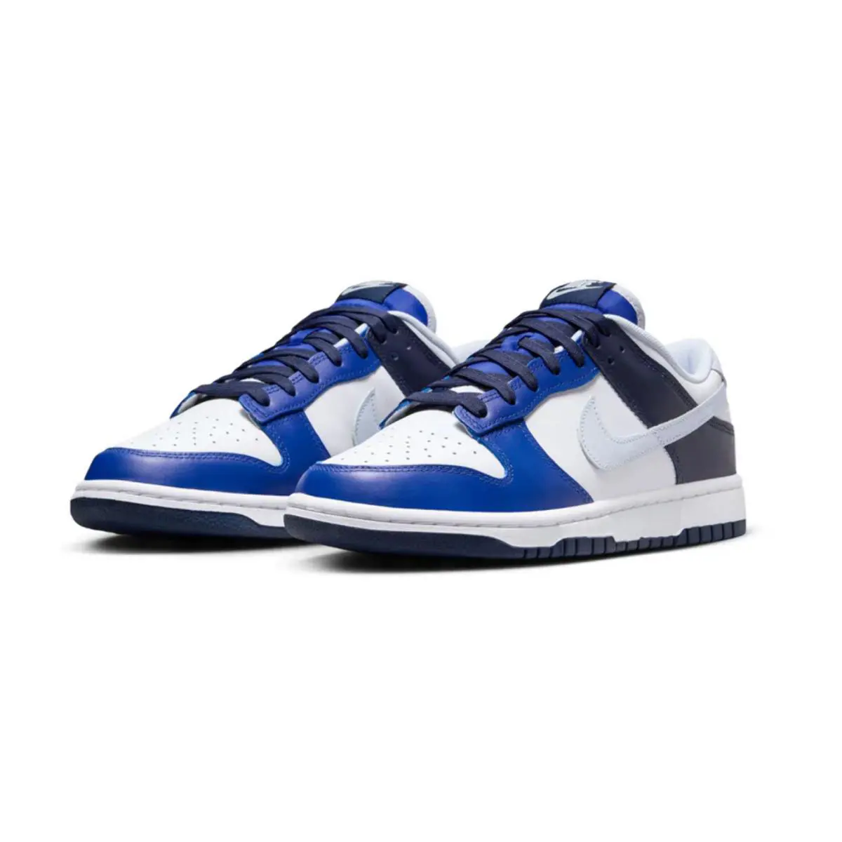 Men`s Nike Dunk Low White/football Grey-game Royal FQ8826 100 - 11.5 - White/Football Grey-Game Royal