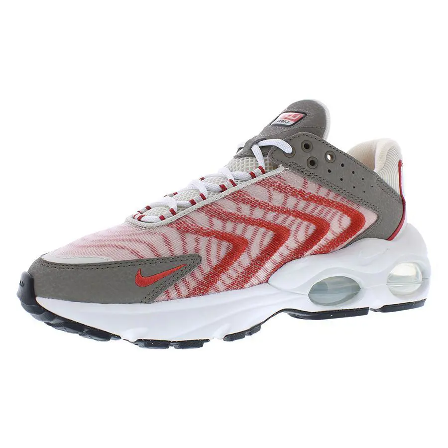 Nike Air Max Tw Unisex Shoes - Light Bone/Red Vlay/Olive Grey, Main: Red