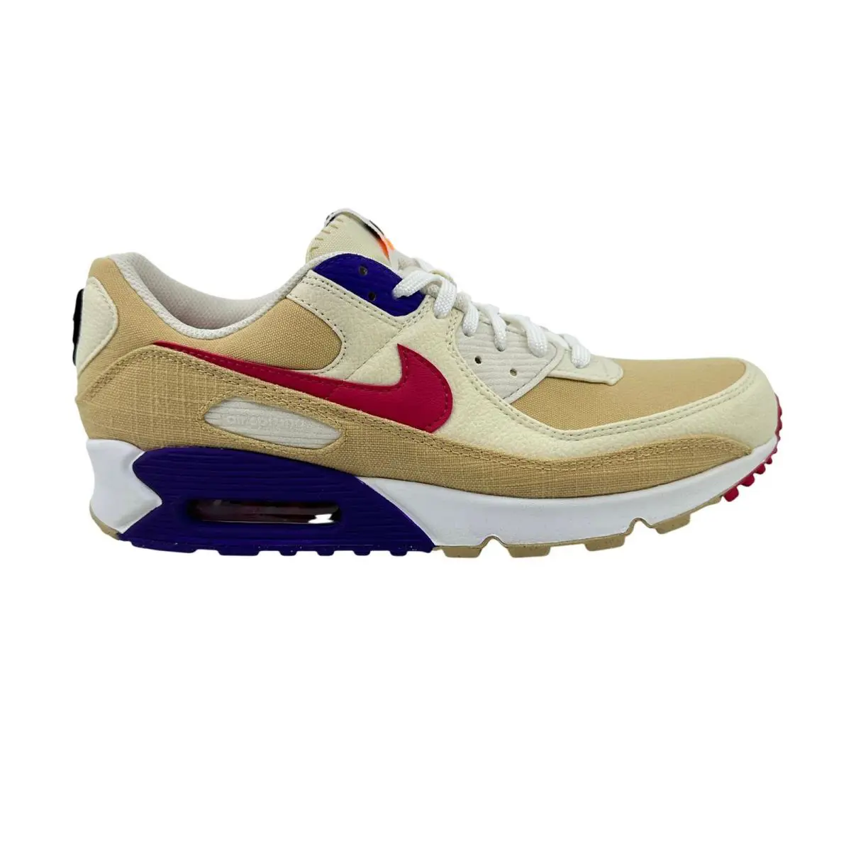 Nike Air Max 90 SE Sesame Rush Pink Coconut Mens Athletic Sneaker - Beige, Manufacturer: Sesame Rush Pink Coconut